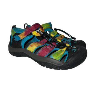 Keen Newport H2 Sandals Shoes Unisex 4 Boys Girls Rainbow Tie Dye Outdoors